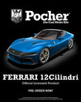 Charger l'image dans la visionneuse de la galerie, POCHER Ferrari 12Cilindri - Blu Corsa