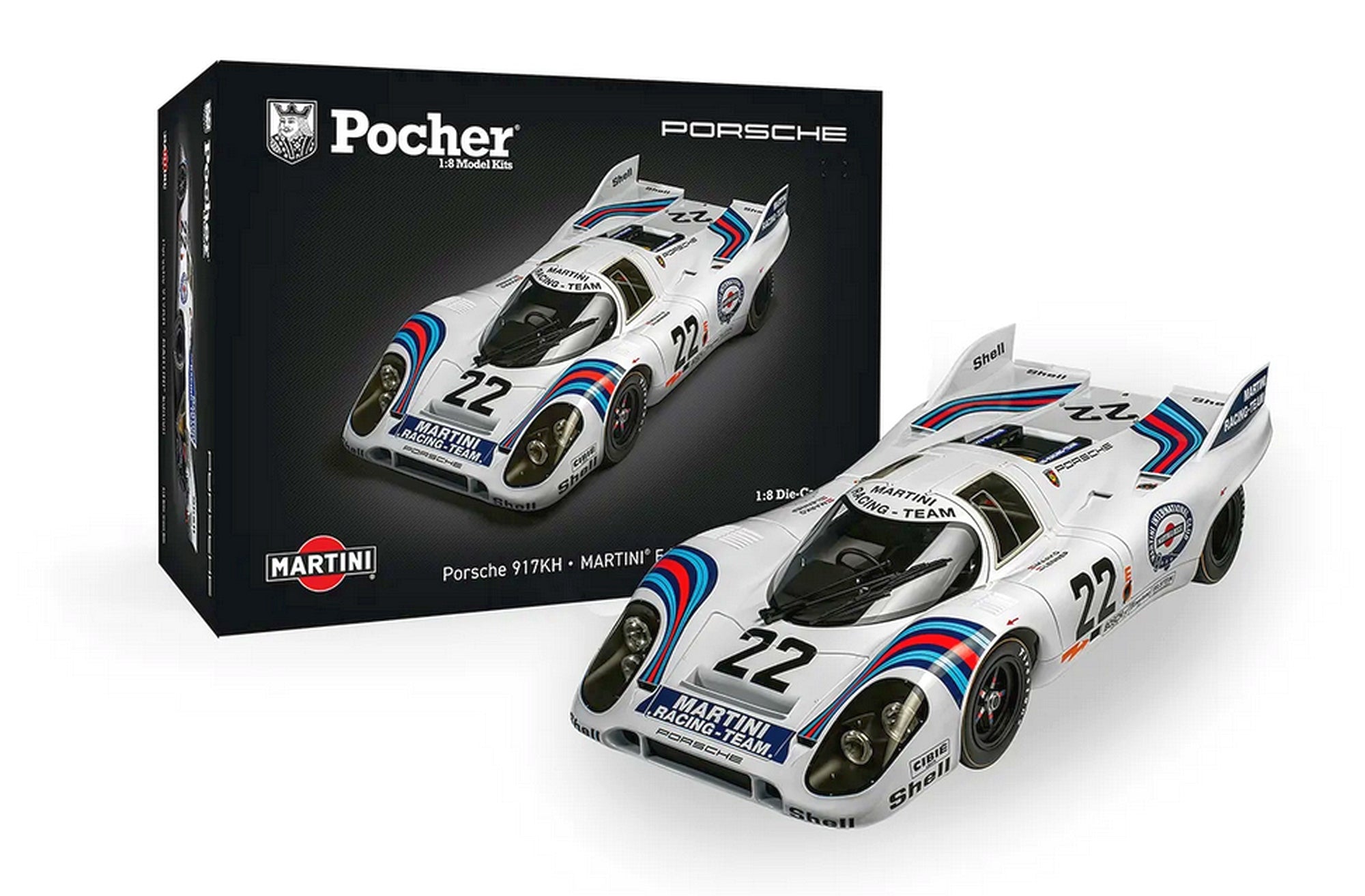 POCHER Porsche 917KH MARTINI Edition 1:8