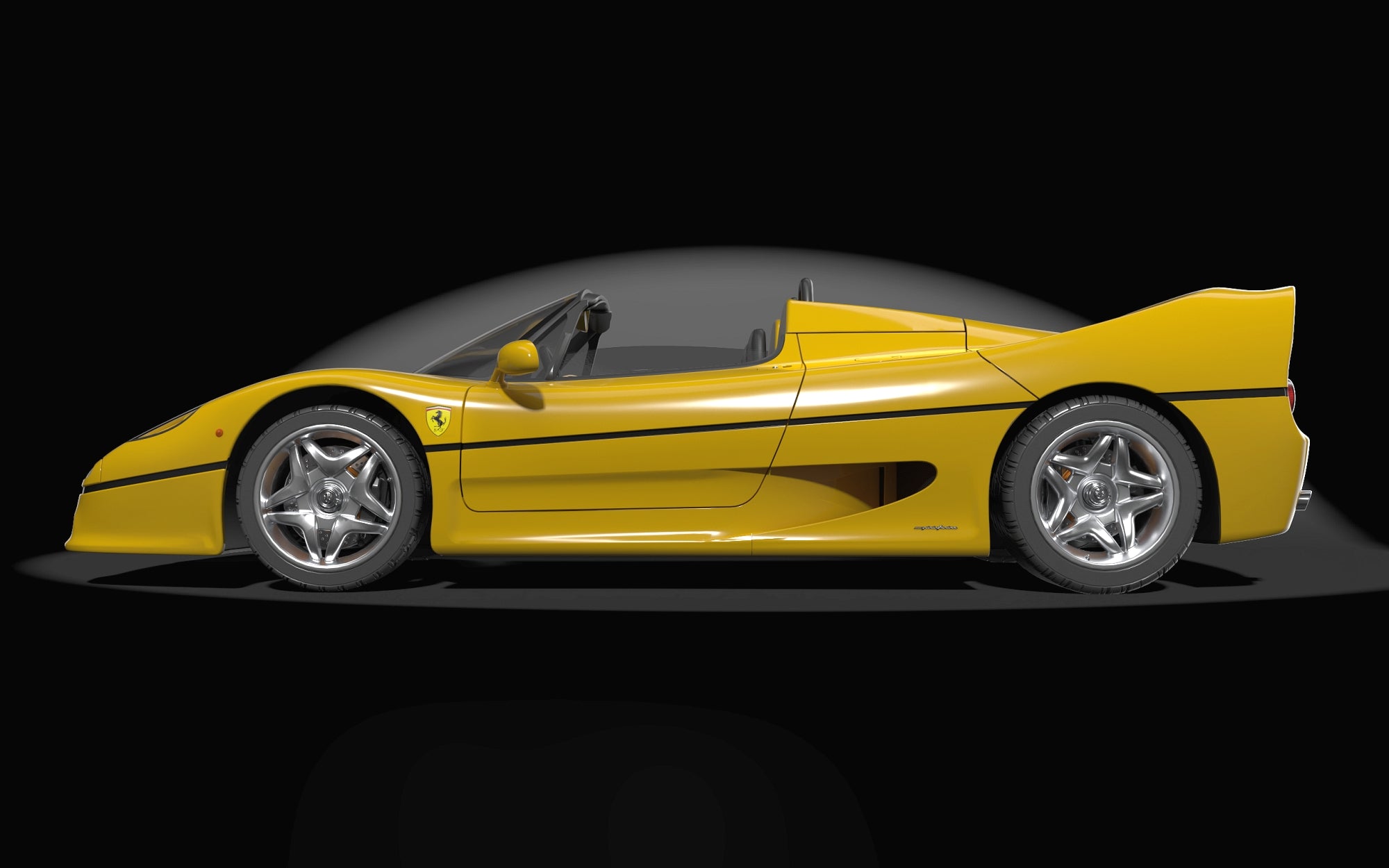 POCHER Ferrari F50 - Modena Yellow 1:8