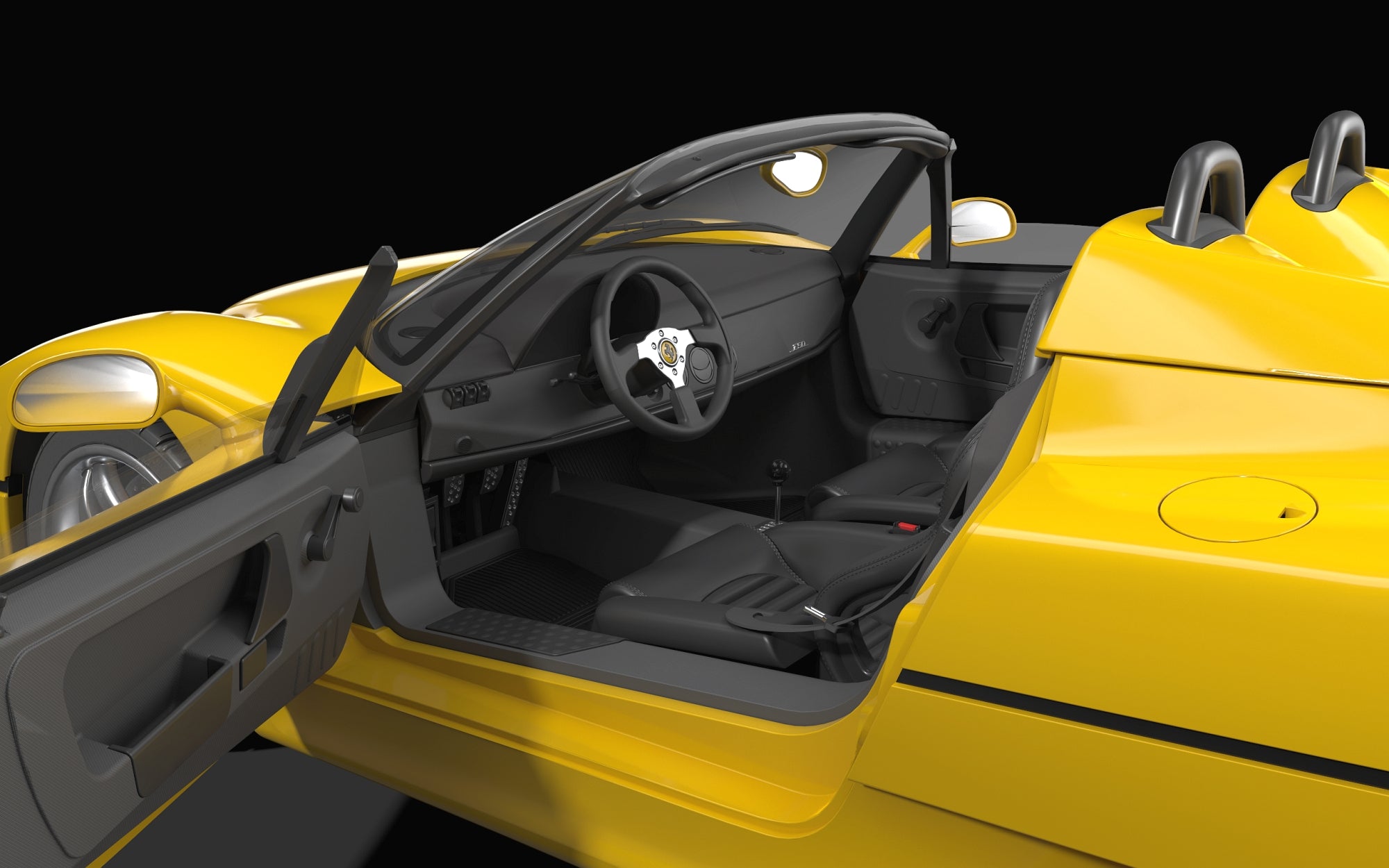 POCHER Ferrari F50 - Modena Yellow 1:8