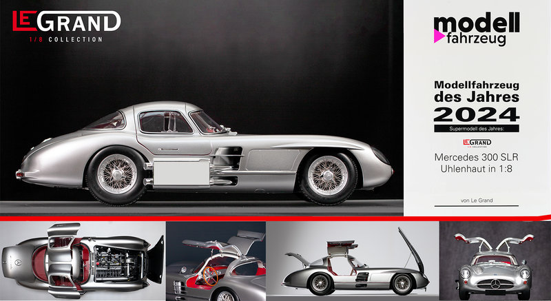 LEGRAND Mercedes-Benz 300 SLR \'\'Uhlenhaut Coupé\'\' Bausatz Maßstab 1/8 red